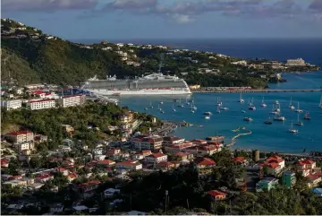  ??  ?? Although St. Thomas residents are still recovering from back-to-back hurricanes, tourism is active.