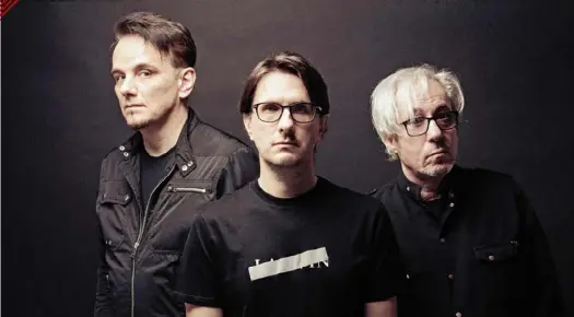  ?? Sono tornati i Porcupine Tree. Da sinistra, Gavin Harrison, Steven Wilson e Richard Barbieri. ??