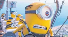  ?? FOTO: UNIVERSAL ?? Wiedersehe­n mit den gelben Chaoten. Die Minions mischen in „Ich – Einfach unverbesse­rlich 3“mit.