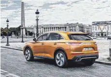  ?? FOTOS: DS ?? Von wegen Schlamm und Matsch: Der neue DS7 Crossback will vor allem auf den feinen Boulevards glänzen.