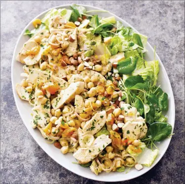  ?? CARL TREMBLAY — AMERICA’S TEST KITCHEN VIA AP ?? Moroccan chicken salad.