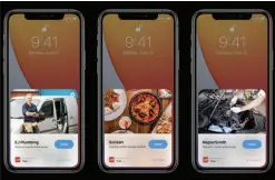  ??  ?? App clips are like downloadin­g apps except quicker, smarter, and more convenient.