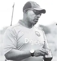  ??  ?? Phil Simmons, former West Indies head coach and current technical consultant for the Afghanista­n cricket team.
