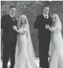  ??  ?? Jeremy Salyers, Briana Deane, Joshua Salyers and Brittany Deane in “Our Twinsane Wedding”