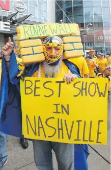  ??  ?? Like all NHL markets, Nashville has its “own unique flavour,” and when the fans tap into that and start their own traditions, “that’s when you start seeing success,” Predators team president Sean Henry says.