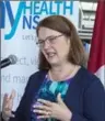  ?? ANDREW VAUGHAN, THE CANADIAN PRESS ?? Federal Health Minister Jane Philpott speaks on government funding for mental health.