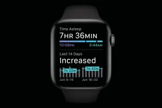  ??  ?? The Apple Watch will finally be able to track sleep natively in watchOS 7