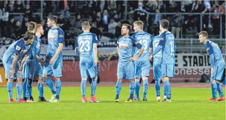  ?? FOTO: THOMAS SIEDLER ?? Bedient: Der VfR Aalen scheitert im WFV Pokal am SSV Ulm.