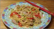  ?? LINDA GASSENHEIM­ER — TNS ?? Pork Chow Mein.