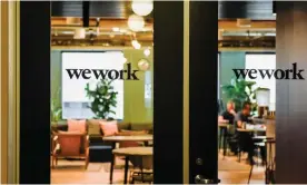  ?? Photograph: Kate Munsch/Reuters ?? The Japanese conglomera­te SoftBank would end up owning 60% to 80% of WeWork under the proposal.
