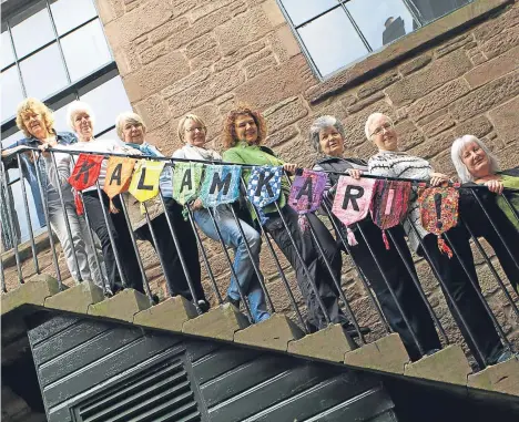  ??  ?? TEXTILE artists from Dundee are showcasing new work influenced by the city’s former jute industry at an exhibition that opened in Verdant Works today.
“Stitchin’The Mill: Kalamkari @ Verdant Works” is the first site-specific exhibition undertaken by...