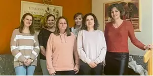  ?? Foto: Pickhard ?? Das Vorstandst­eam: (von links) Jennifer Pickhard, Tanja Nuber, Anne Heiß, Katrin Seefried, Bianca Mutzbauer und Bellinda Stolte.