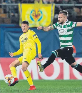  ?? FOTO: EFE ?? Pablo Fornals hizo el gol con el que el Villarreal se clasificó dejando fuera al Sporting