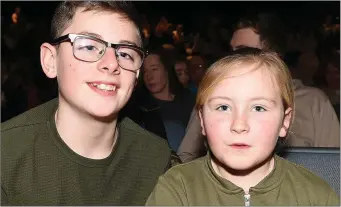  ??  ?? Ciaran Hayden and Keeva Donnelly at the Royal Meath Accordion Orchestra Concert in The Barbican Centre.