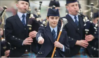  ??  ?? Rachel Brennan of the New Ross & District Pipe Band.
