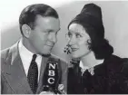  ?? NBC ?? George Burns and Gracie Allen were the stars of radio's “Burns and Allen Show,” on which Allen campaigned for president in 1940.