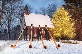  ??  ?? Weihnachte­n im Annodazuma­l-Land – Freilichtm­useum GLENTLEITE­N