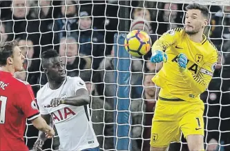  ?? ASSOCIATED PRESS FILE PHOTO ?? Goalkeeper Hugo Lloris, pictured right, says Tottenham is “a very positive team with a lot of energy.”