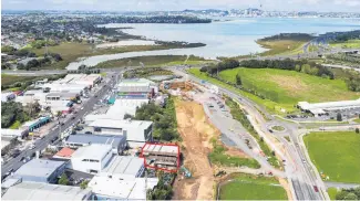  ??  ?? Above: The Wairau Rd site is within the Wairau Valley Identified Growth Corridor. Right: The building in Barry’s Point Rd has been used for offices, a showroom, a health studio and even a massage parlour.