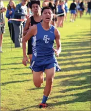  ?? File photos / For the Calhoun Times ?? (From left) Calhoun’s Brody Blalock, Sonoravill­e’s Riley Triplett and GC’s Nelson Rodriguez will be among the leaders for their respective teams this year..