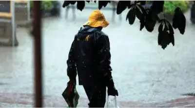 ?? ARKIVFOTO: KJARTAN BJELLAND ?? Flere steder i Agder er det meldt naermere 40 millimeter med nedbør fredag.