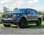  ??  ?? New Zealand’s top-selling vehicle, the Ford Ranger, will incur a $2780 fee from 2022.