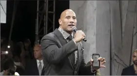  ??  ?? Dwayne Johnson.