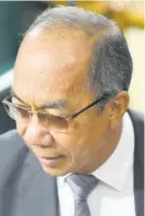  ?? IAN ALLEN ?? Dr Horace Chang addressing parliament yesterday in the wake of the quintuple murder.