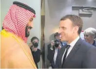  ??  ?? En effectuant une visite surprise à Ryad le 9 novembre, pour rencontrer notamment le prince héritier Mohammed bin Salman bin Abdul Aziz, Emmanuel Macron tentait de se poser en médiateur des crises régionales.