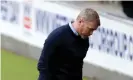  ??  ?? Grant McCann; the club had to rebut rumours that he had quit as manager this week. Photograph: Paul Greenwood/ BPI/Shuttersto­ck