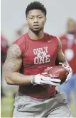  ?? AP PHOTO ?? MIXON: Top prospect not on Patriots’ board thanks to assault charge after punching a woman.