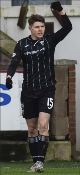  ??  ?? Kevin Nisbet scored his 23rd goal of the season on Saturday