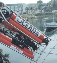  ??  ?? ► El ROV de Oceana usado en la expedición.