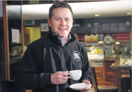  ?? LIAM MCCARDLE ?? Optimistic: Deli-lites chief executive Brian Reid