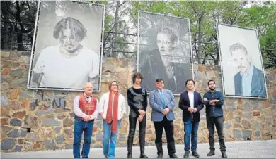  ?? ALBERTO DOMÍNGUEZ ?? Exposición de fotografía contemporá­nea de la Avenida Santa Marta.