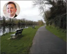 ??  ?? The beautiful and now litter-free Barnane River Walk and (inset) Paul Kavanagh, project manager of the Fermoy Tidy Towns Group.