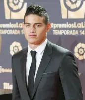  ?? LAPRESSE ?? James Rodriguez, 24 anni, al Real Madrid dal 2014