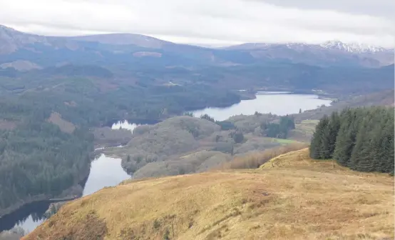  ??  ?? Magnificen­t Loch Ard from Craigmore, Aberfoyle by Dave Macdonald