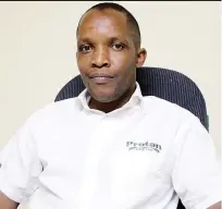  ??  ?? Mr Collen Mathaga - Proton Operations Manager