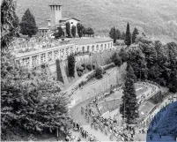  ?? ?? The Passo di Ganda, on the 2021 route, also appeared in the Giro d’Italia in 2011