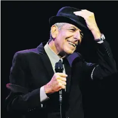  ?? THE CANADIAN PRESS/FILES ?? The late Leonard Cohen’s Hallelujah has been covered by more than 300 other artists.