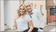  ?? PICTURE: PA WIRE. ?? FASHION FIGHT: Tallia Storm with her mother Tessa Hartmann, who was diagnosed with breast cancer last year.