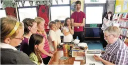  ??  ?? Success story The number of visitors are increased by events such as this Chatterbox class for children held at St Ninians Library