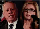  ??  ?? LEFT: A recent poll from NBC News and Marist College found 52 percent of suburban respondent­s said they would vote for Phil Bredesen for the U.S. Senate, compared with 43 percent for Blackburn. GEORGE WALKER IV/THE