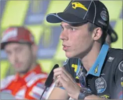  ??  ?? LISTO. Mir quiere hacer un gran año en Moto2 antes de ir a MotoGP.