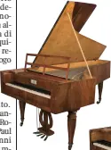  ??  ?? Conrad Graf op. 1041 L’esemplare del fortepiano costruito dal viennese Graf, uno dei più importanti