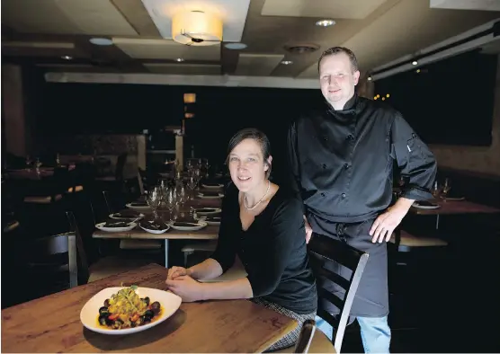  ?? PHOTOS: LEAH HENNEL ?? Laurel and Brad O’Leary worked at the old Escoba and are now leading the popular restaurant’s return to the Calgary dining scene.