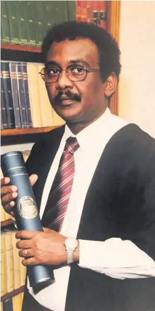  ??  ?? > Dr Gamal Osman, a father of seven, was urged to switch department­s by colleagues