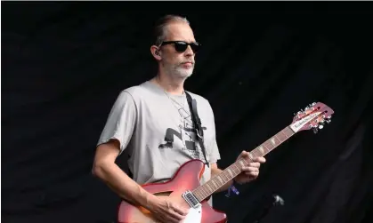  ?? ?? Ride’s Andy Bell at Riot Fest. Photograph: Daniel Boczarski/Redferns