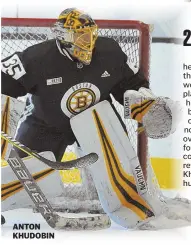  ??  ?? ANTON KHUDOBIN